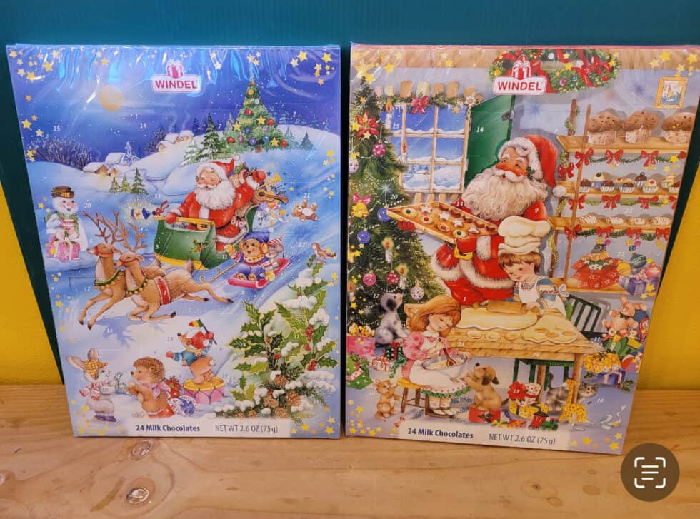 German Chocolate Advent Calendars Yelm Food Coop